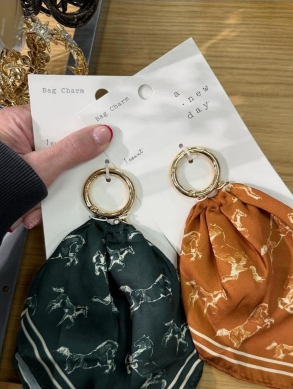 A New Day Horse Scarf Bag Charms - Picture 1 of 1